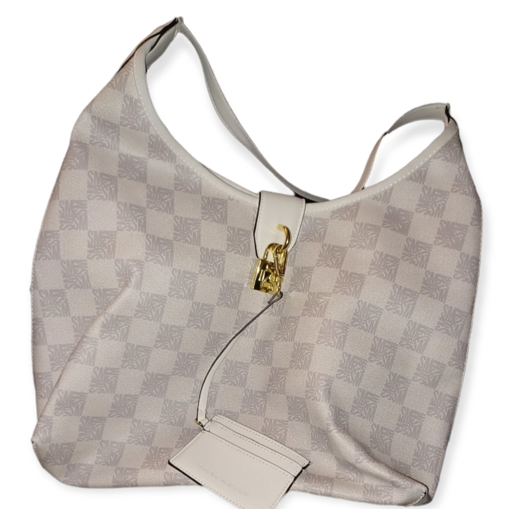 Steve Madden Hobo Style purse white